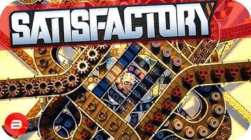 Conveyor Belts, Automation, Splitters & Upgrades in Satisfactory! (Satisfactory Gameplay)
