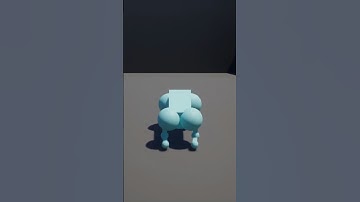 Procedural walking animation for robo doggo in Unreal Engine 5