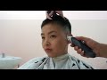 【坊主女子】haircut #61 Crewcut girl バッサリイメチェン超ベリーショート #バズカット #buzzcut