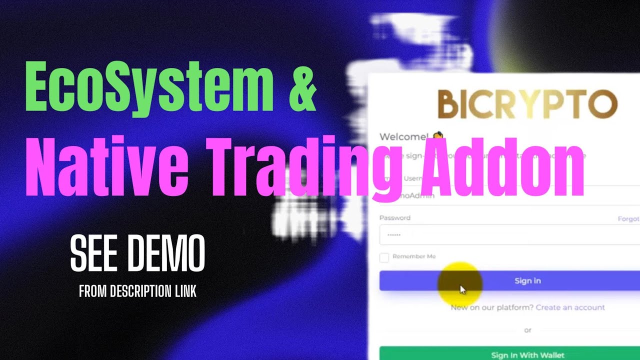 BiCrypto Ecosystem Add-On Demo | Native Trading, Wallets & AI Automation -  YouTube
