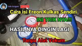 How to Fill Refrigerator Freon