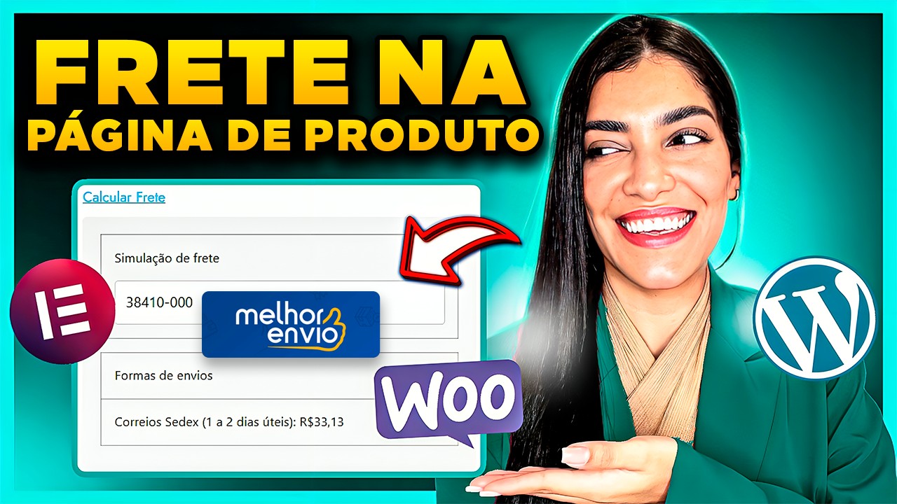 Como Colocar Cálculo de Frete na Página do Produto WooCommerce [Com Melhor Envio e Elementor]