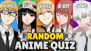🎧 ANIME RANDOM QUIZ 😵‍💫 Think Fast, Choose Smart & Survive!💥 screenshot 2