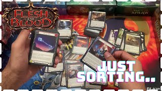 Sorting Some Flesh and Blood (FaB) TCG Cards