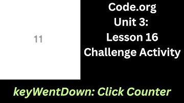 Code org Lesson 16 Challenge - Responding to a Single Click