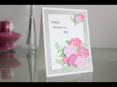 Handmade card: Happy mother's day - YouTube