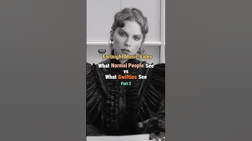 Part 2 Taylor Swift Fortnight Music Video: What Normal People see vs What Swifties see #taylorswift