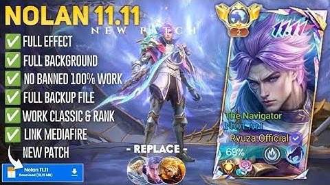 Script Nolan 11.11 - Shura No Password | Full Effect Voice | Patch Terbaru