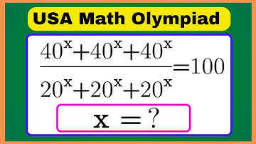 USA | A Beautiful Algebra Olympiad Maths Problem | Tricky Olympiad Maths | Can you solve this?