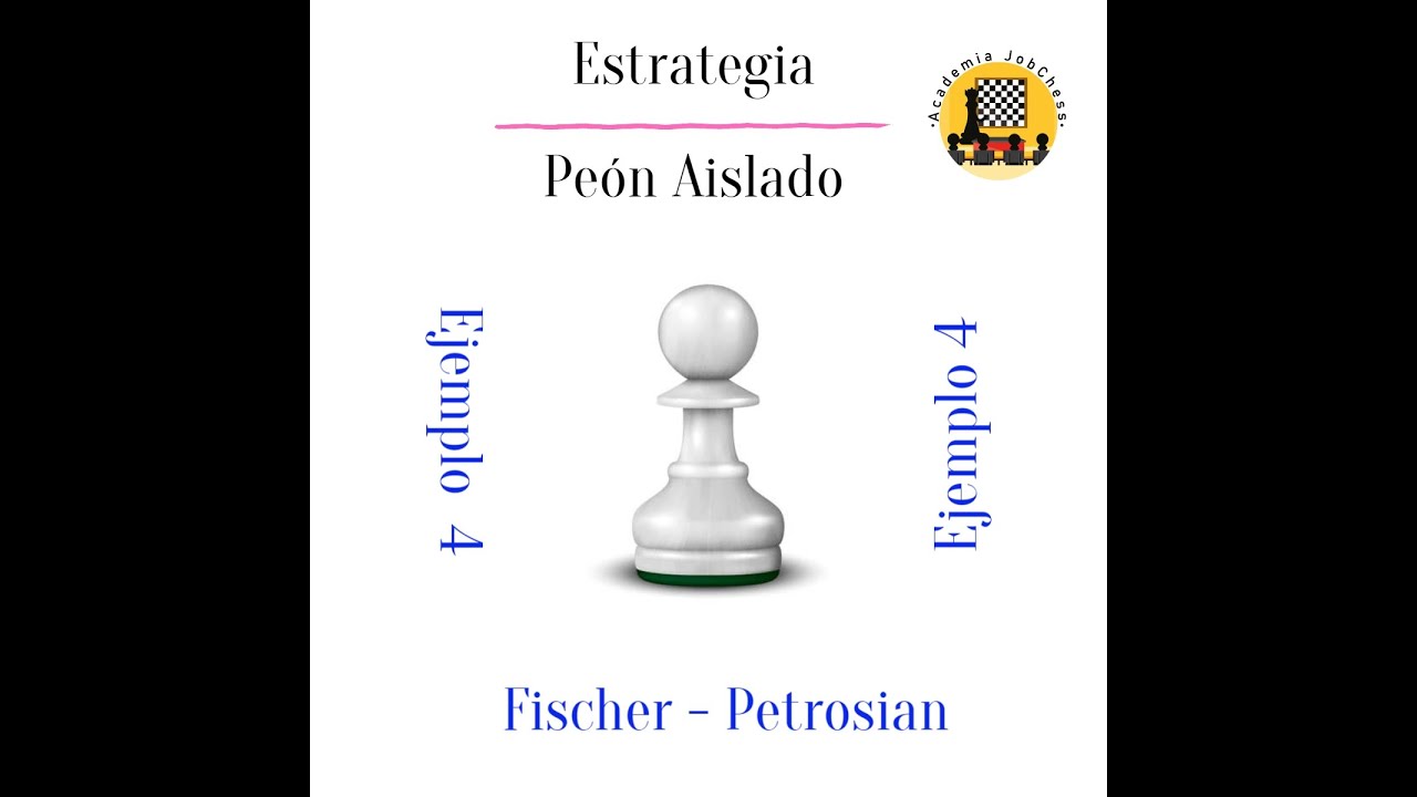 Estrategia: Peón aislado, ejemplo 4 - Academia JobChess - YouTube