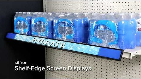 siffron Shelf-Edge Video Displays