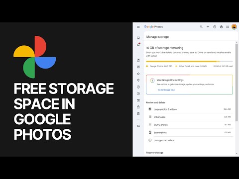 Free Up Storage Space in Google Photos Tutorial