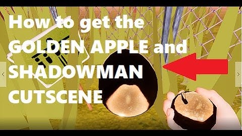 HELLO NEIGHBOR ALPHA 4 GOLDEN APPLE AND SHADOWMAN CUTSCENE