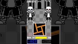 EdgeEdgeEdge?sans 2ターン目NOHIT #undertale #undertaleau #au