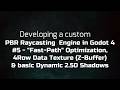 Developing a Custom Raycaster in Godot 4 #5 - "Fast-Path", 4Row Data Texture & Dynamic 2.5D Shadows