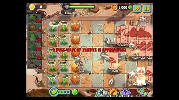 Plants vs. Zombies 2 - Ancient Egypt - Day 18 Walkthrough