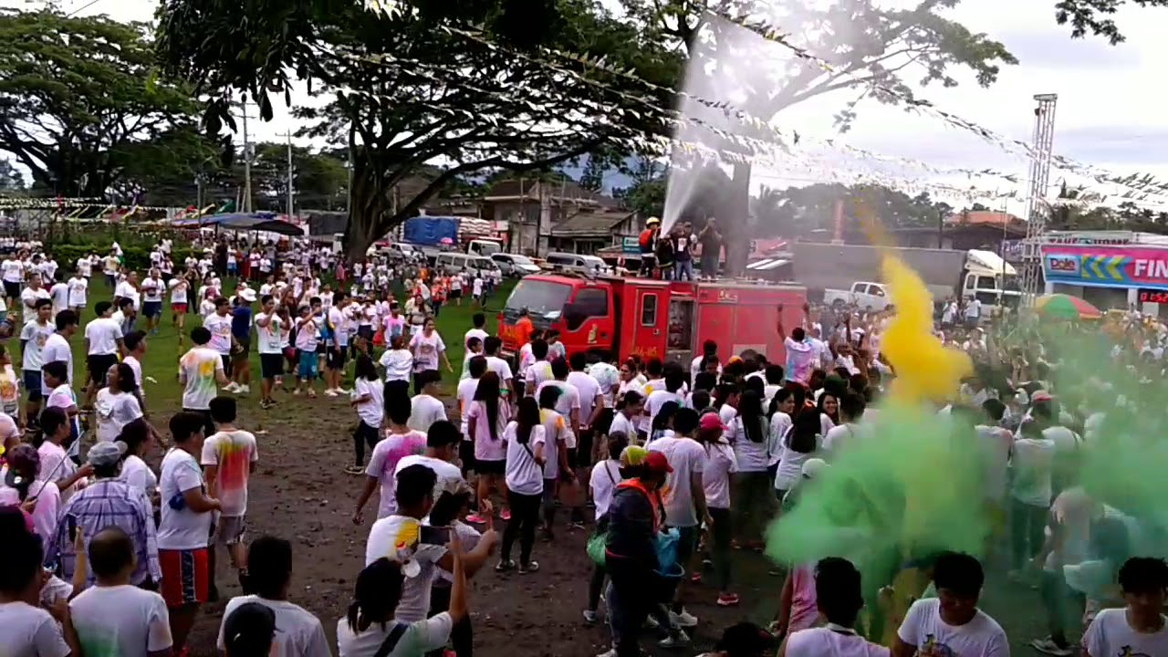 Color Splash after the Dolefil Color Run 2018