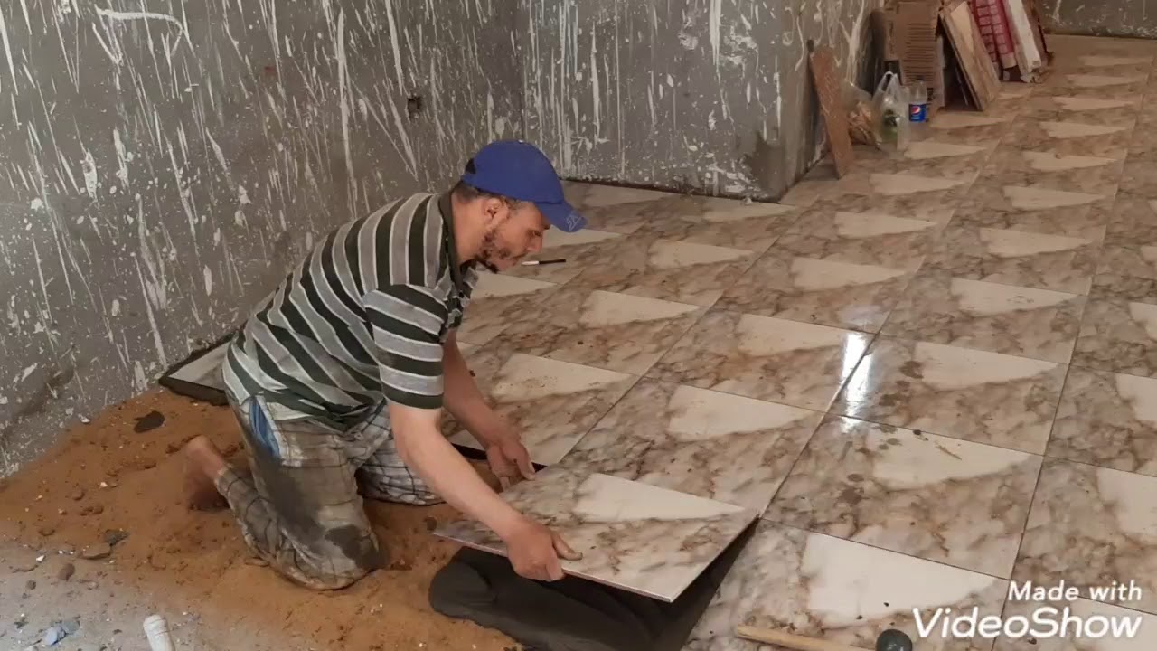 تركيب سيراميك أرضيات 50x50من فينيسيا YouTube