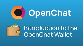 Introduction to the OpenChat Wallet