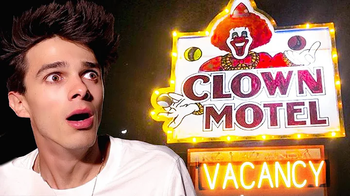 TRAPPED IN A HAUNTED CLOWN MOTEL FOR 24 HOURS!!