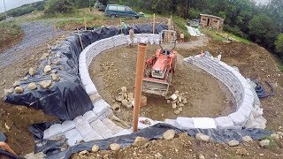 Off Grid Earthbag Workshop part 8 The walls