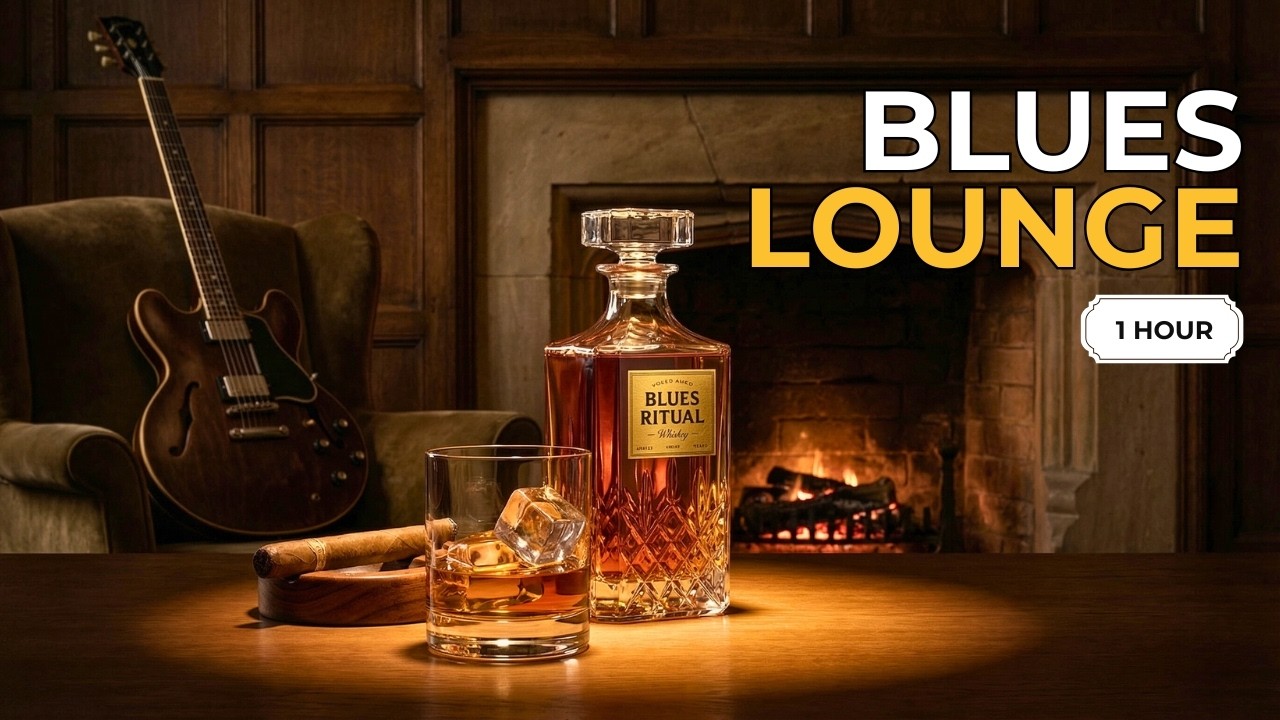 Whiskey Blues Lounge | Slow Blues Guitar for Late Night Relaxation