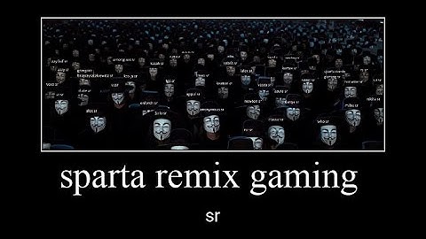 sr for vendetta sr - sparta remix