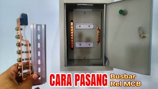 TIPS/CARA MEMASANG REL DAN BUSBAR PANEL LISTRIK