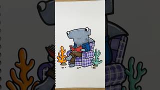 Hammerhead 🦈 #coloring #asmr #shark