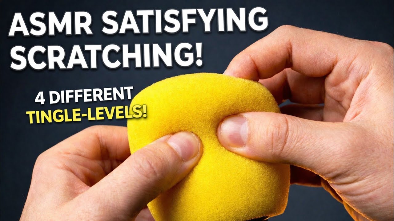 ASMR MIC BRUSHING LEVEL 1-4 | No talking