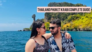 Thailand trip from India |Krabi 4 Island Tour |Thailand complete travel guide | Phuket | Krabi| EP2