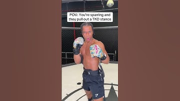 POV: You’re sparring and they pull out the TKD stance