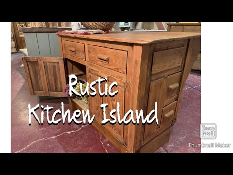 Rustic Kitchen Island