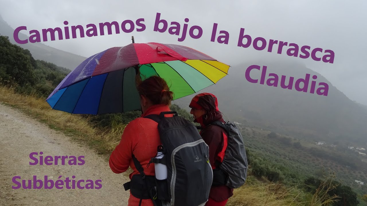 Caminamos bajo la borrasca Claudia