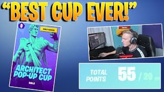 Tfue Loves The New Architech Pop-Up Cup He Gets Max Points And Destroys Everyone
