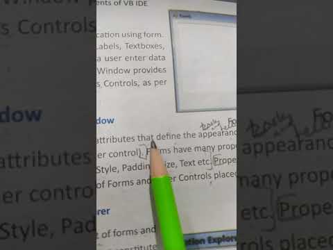 Class 8 Computer Ch -8 Visual Basic 2008 Explanation Part -2