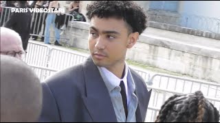 Famous Archie Madekwe ( See, Midsommar, Gran Turismo ) @ Paris Fashion Week 28 september 2023 show Givenchy Profile