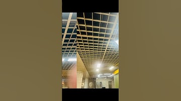 Aluminum open cell ceiling with T-grid,customized size match with T-grid systems