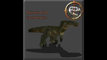 Animating the ceolophysis! | blockbench