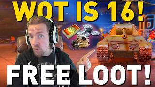 World of Tanks is 16! Free Birthday Loot!