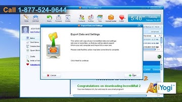 How to create backup for IncrediMail® in Windows® XP