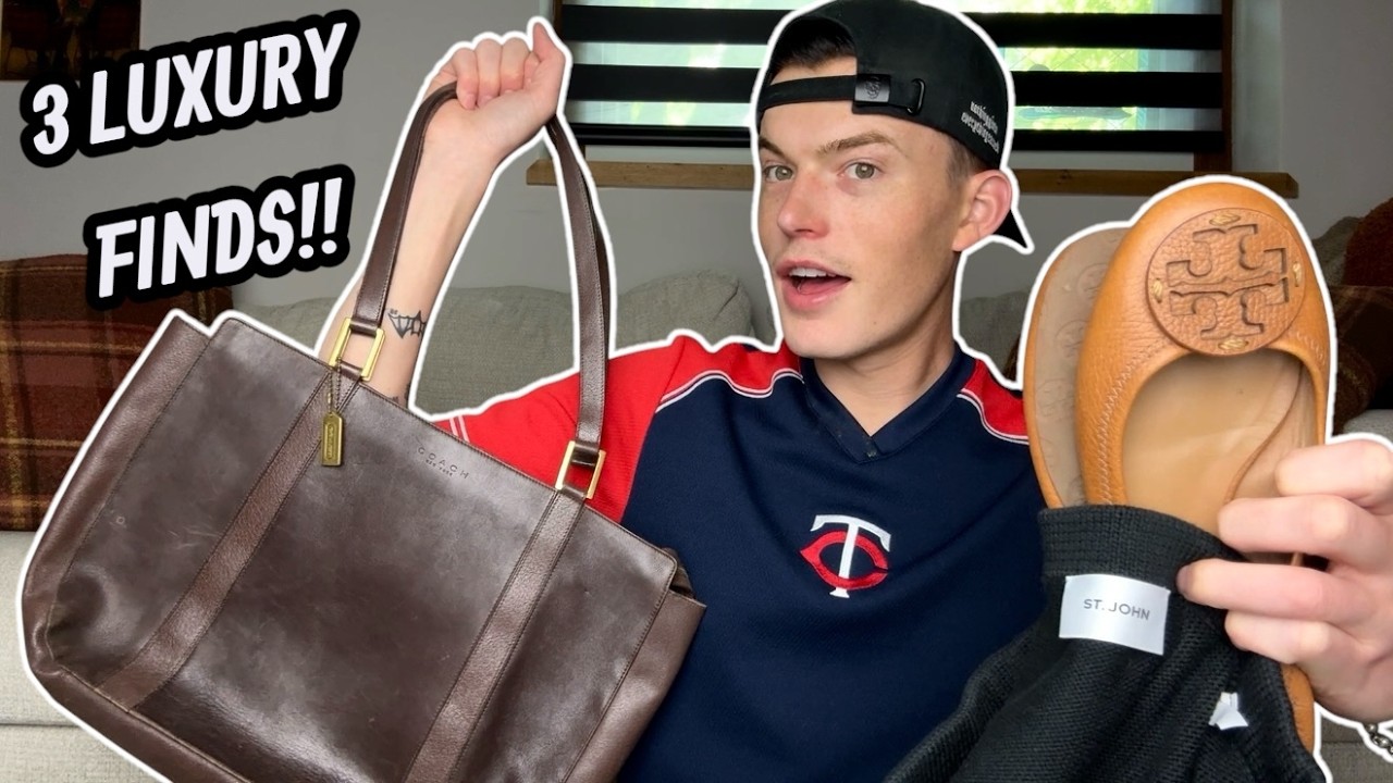 LUXURY FINDS! HUGE Goodwill Bins Thrift Haul to Resell on Poshmark & eBay! Designer Finds!