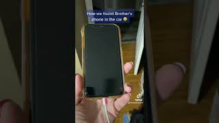 This is how we found Brother’s phone in the crashed car. 💔 #drunkdrivingawareness #babybrother