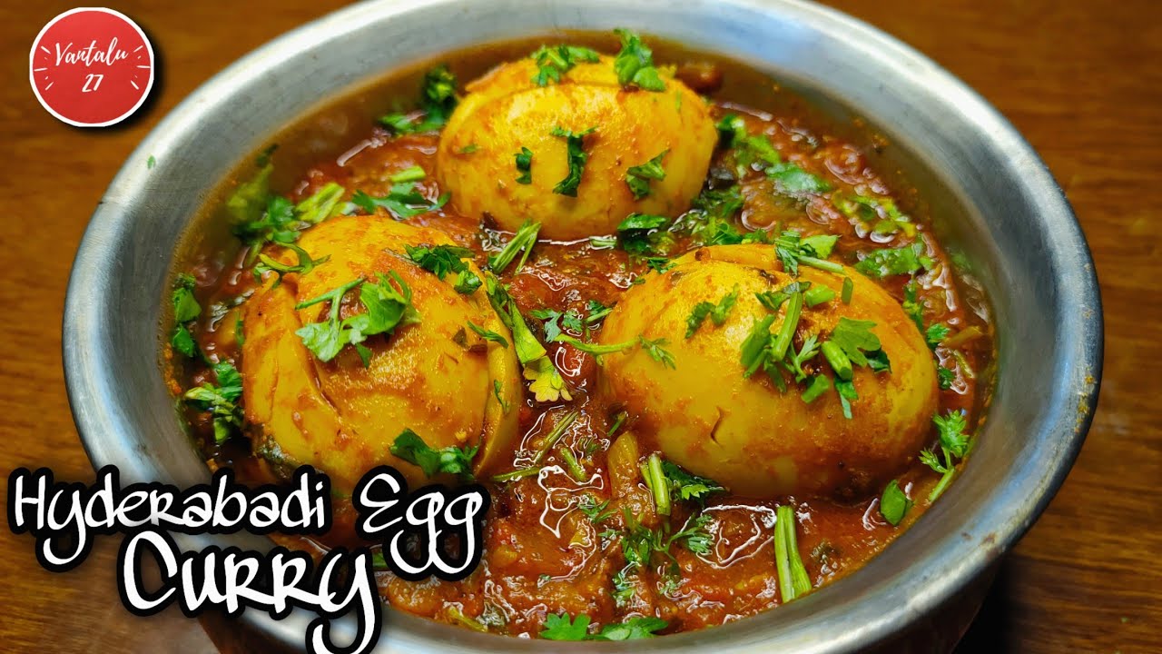 Hyderabadi Egg Curry Recipe At Home Restaurant style Egg Masala