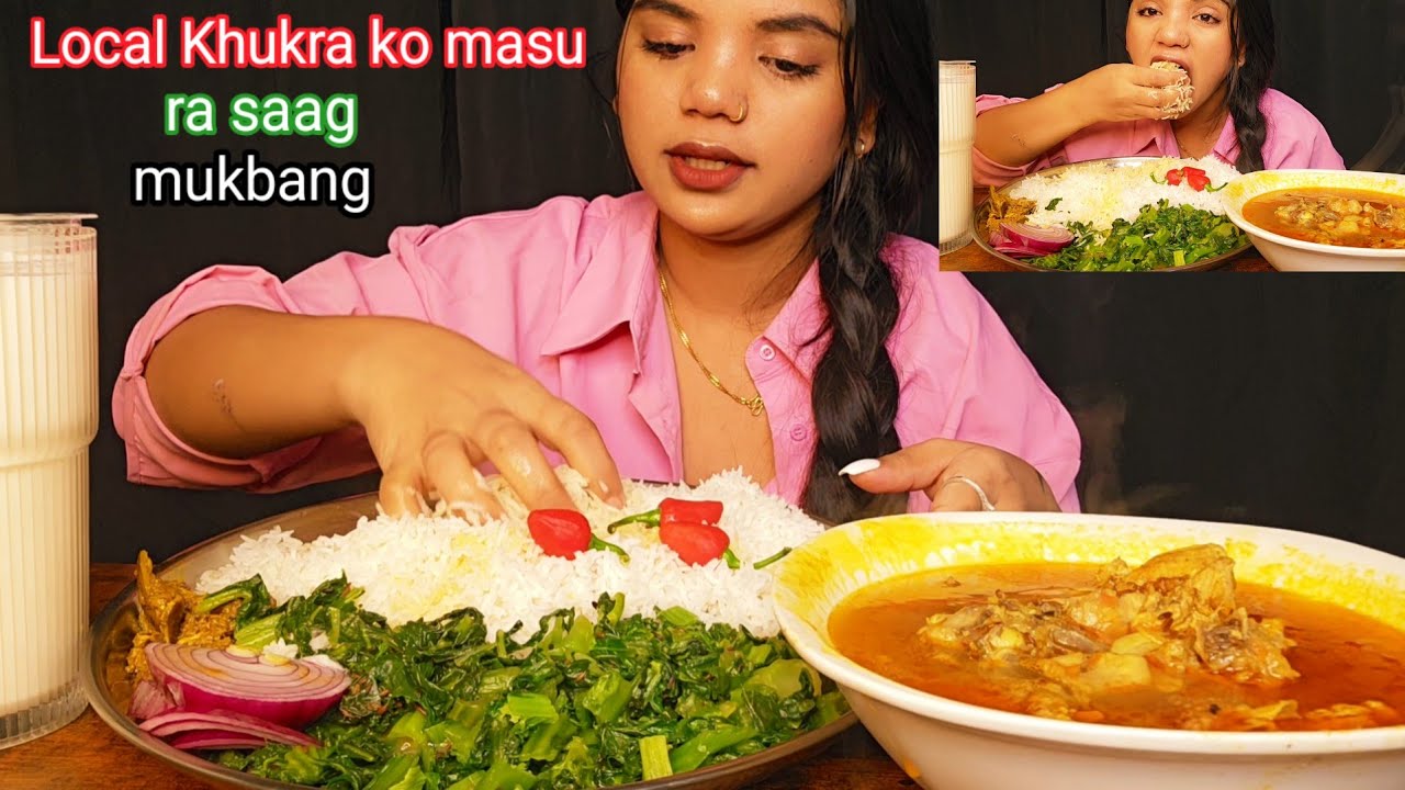 LOCAL KUKHURA KO MASU RA SAAG #sushilamukbangvlog 