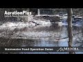 AerationPlus© 20 Second Stormwater Pond Operation Demo (Feb 2019)