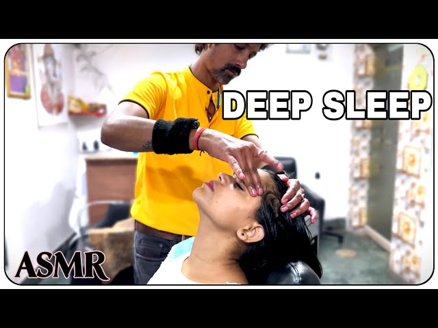 ASMR AMAZING INTENSE MASSAGE FOR DEEP SLEEP || INDIAN HEAD MASSAGE || I♾️A