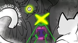 Universe Cat Drowning | Dream SMP Animatic - Cursed Town AU Episode 8 Resimi