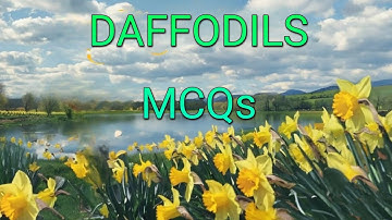 Daffodils MCQs - 9th Class English, Punjab Textbook | Exam Prep (Urdu/Eng)