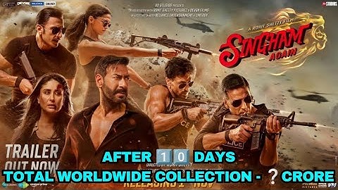 Singham Again boxoffice collection | Ajay Devgan , Akshay kumar, Day 1️⃣0️⃣,  Biggest Blockbuster ✅